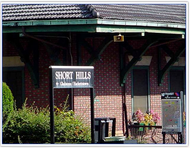 The Short Hills station sign