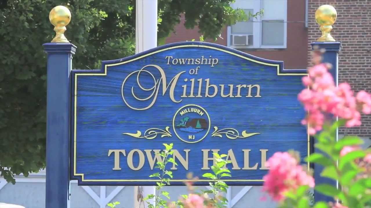 The Township of Millburn Town Hall sign